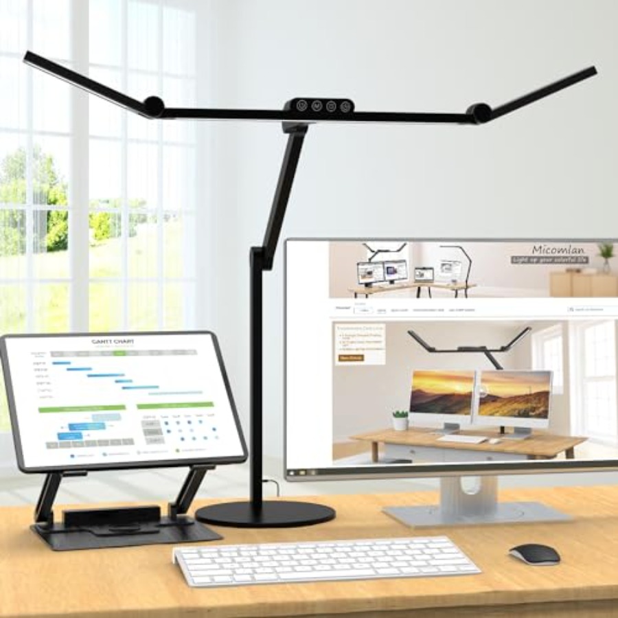 Home Office Desks - Lampu Meja Arsitek dengan Pencahayaan Atmosfer,