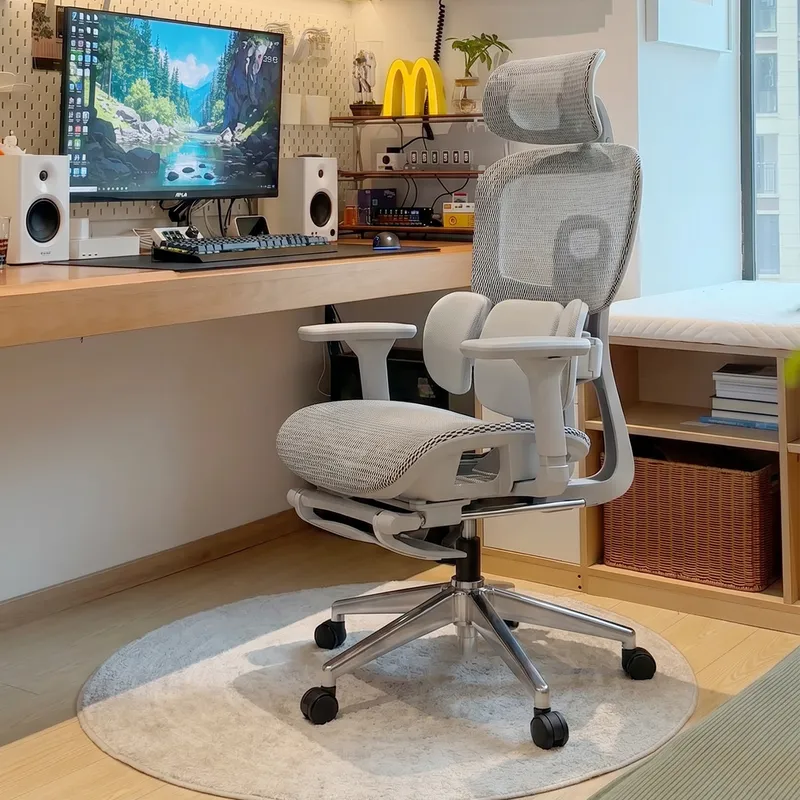 Home Office Desks - Kursi Kantor Ergonomis dengan Penyangga Pinggang,