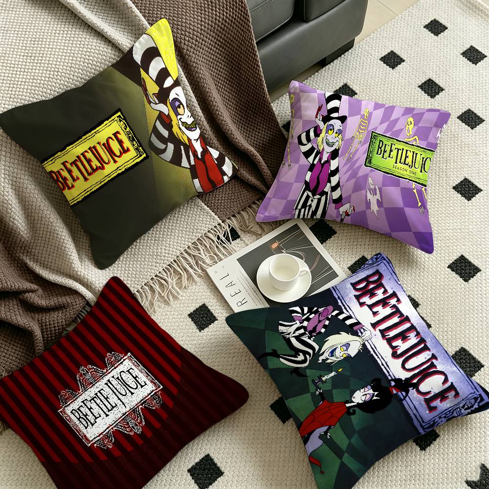 Home Office Tim - Bantal Tim Burton Horror B-Beetlejuice, Hadiah