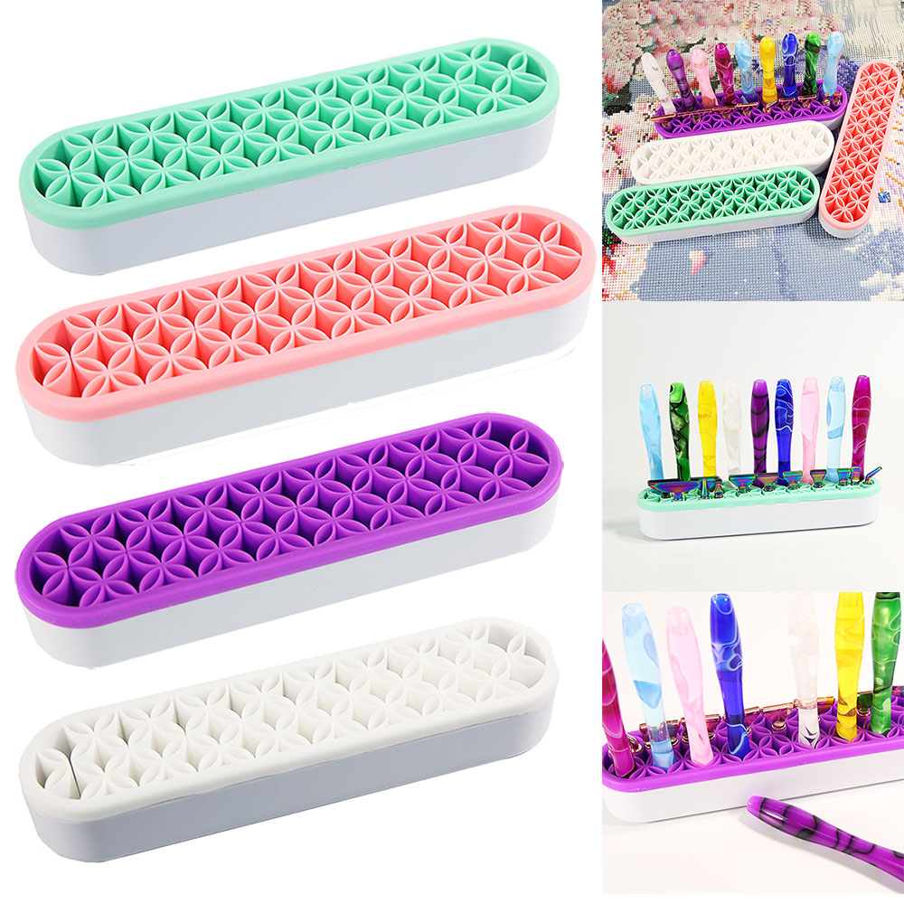 Pen Holder Organizer - Kotak penyimpanan kosmetik silikon, Multi fungsi,