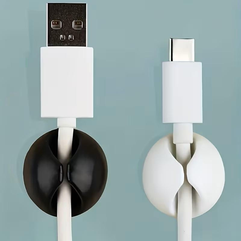 Home Office Organization - Set Pengatur Kabel 6/10/18-Potong, Penyangga Kabel