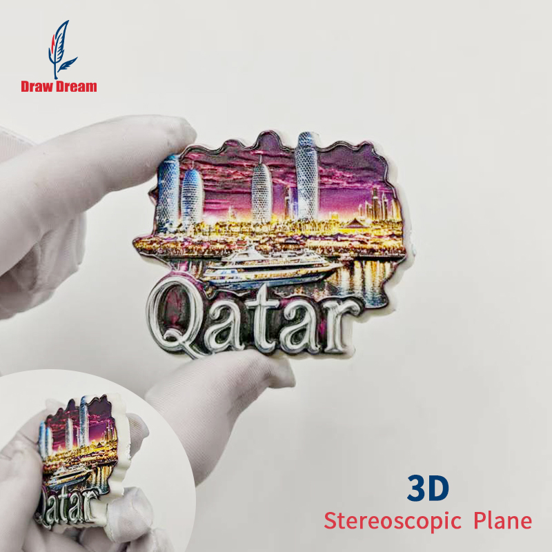 1Pc Magnet Kulkas 3D Qatar, Ko - Home Office Qatar Travel ulasan dan harga