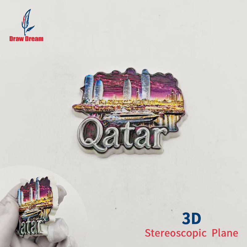1Pc Magnet Kulkas 3D Qatar, Ko - Home Office Qatar Travel ulasan dan harga