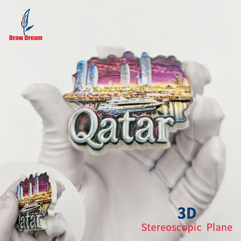1Pc Magnet Kulkas 3D Qatar, Ko - Home Office Qatar Travel ulasan dan harga