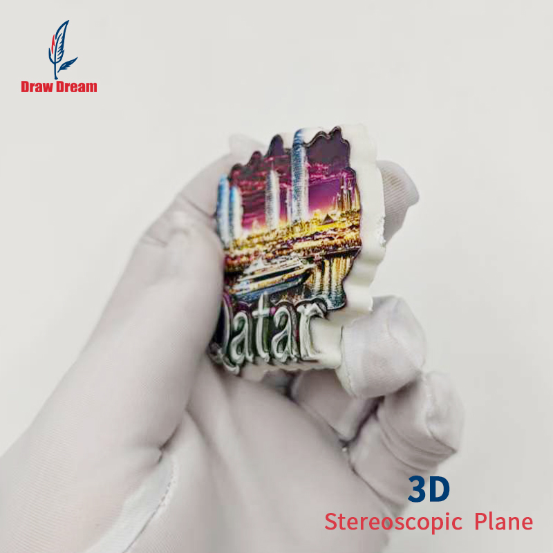 1Pc Magnet Kulkas 3D Qatar, Ko - Home Office Qatar Travel ulasan dan harga