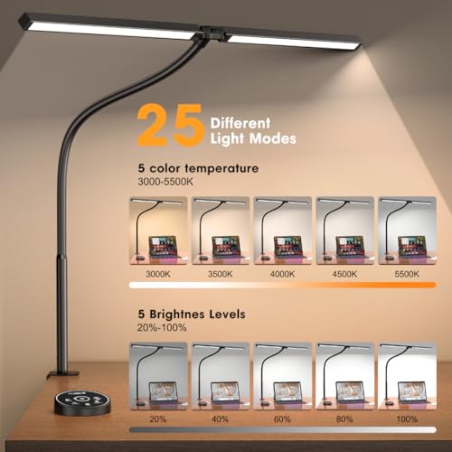 Lampu Meja LED untuk Kantor Ru - Home Office Desks ulasan dan harga