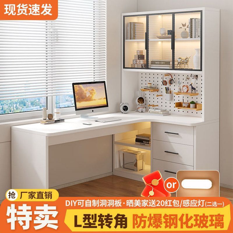 Meja komputer dengan rak buku  - Home Office Shed ulasan dan harga