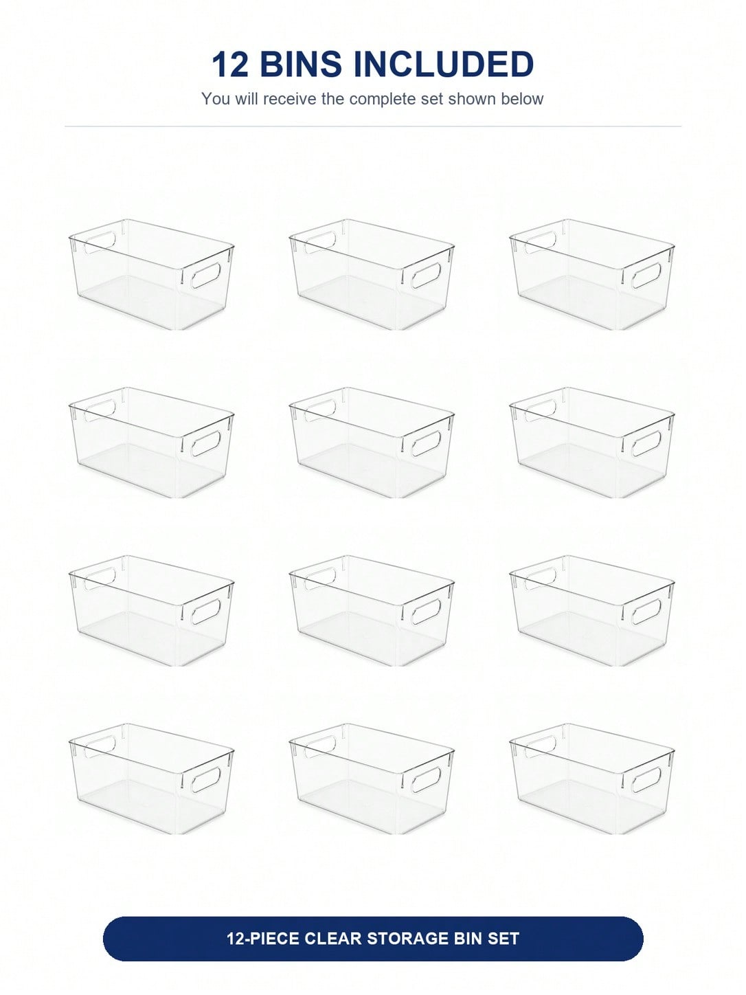 12-Pack Kotak Penyimpanan Tran - Home Office Organization ulasan dan harga