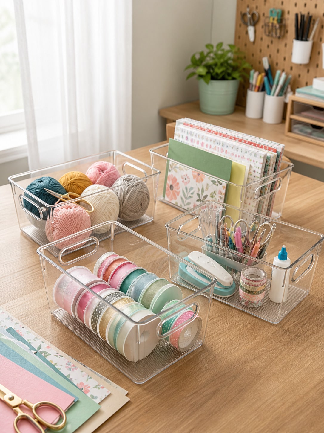 12-Pack Kotak Penyimpanan Tran - Home Office Organization ulasan dan harga