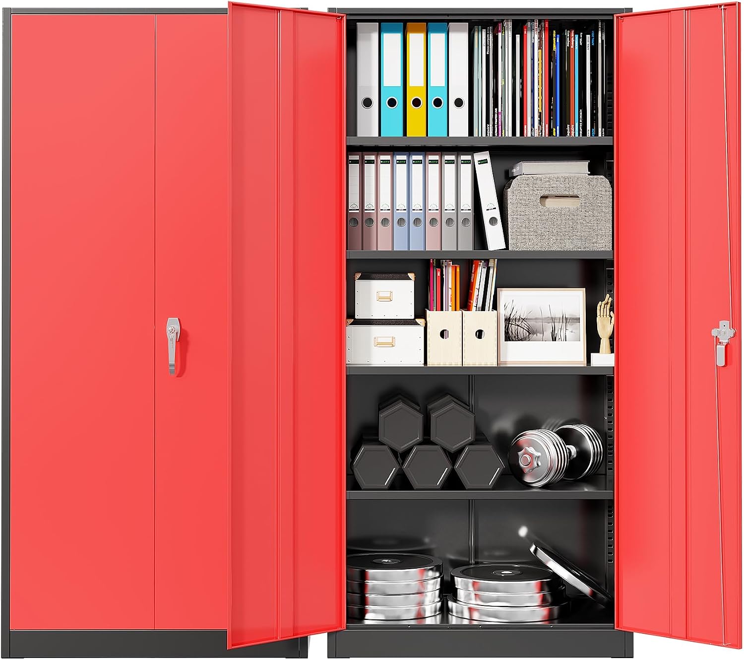 Lemari Penyimpanan Logam Tugas - Home Office Organization ulasan dan harga