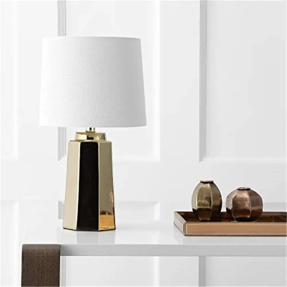 Lampu Meja LED Berlapis Emas 1 - Office Table Home ulasan dan harga