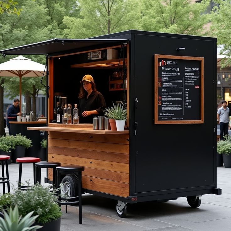 Gerobak Makanan Mobile Modifik - Home Office Shed ulasan dan harga