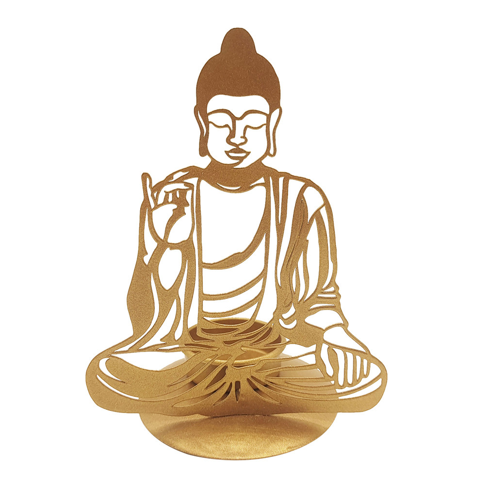 Tempat Lilin Buddha Dekoratif  - Office Table Home ulasan dan harga