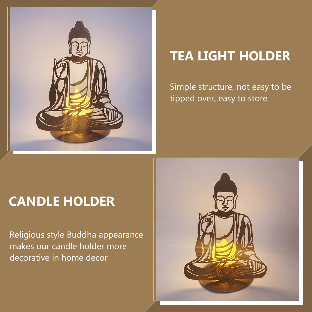 Tempat Lilin Buddha Dekoratif  - Office Table Home ulasan dan harga