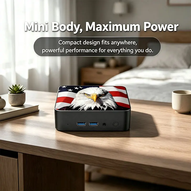 Mini PC Bertema Bendera Kanada - Home Office Laptop ulasan dan harga