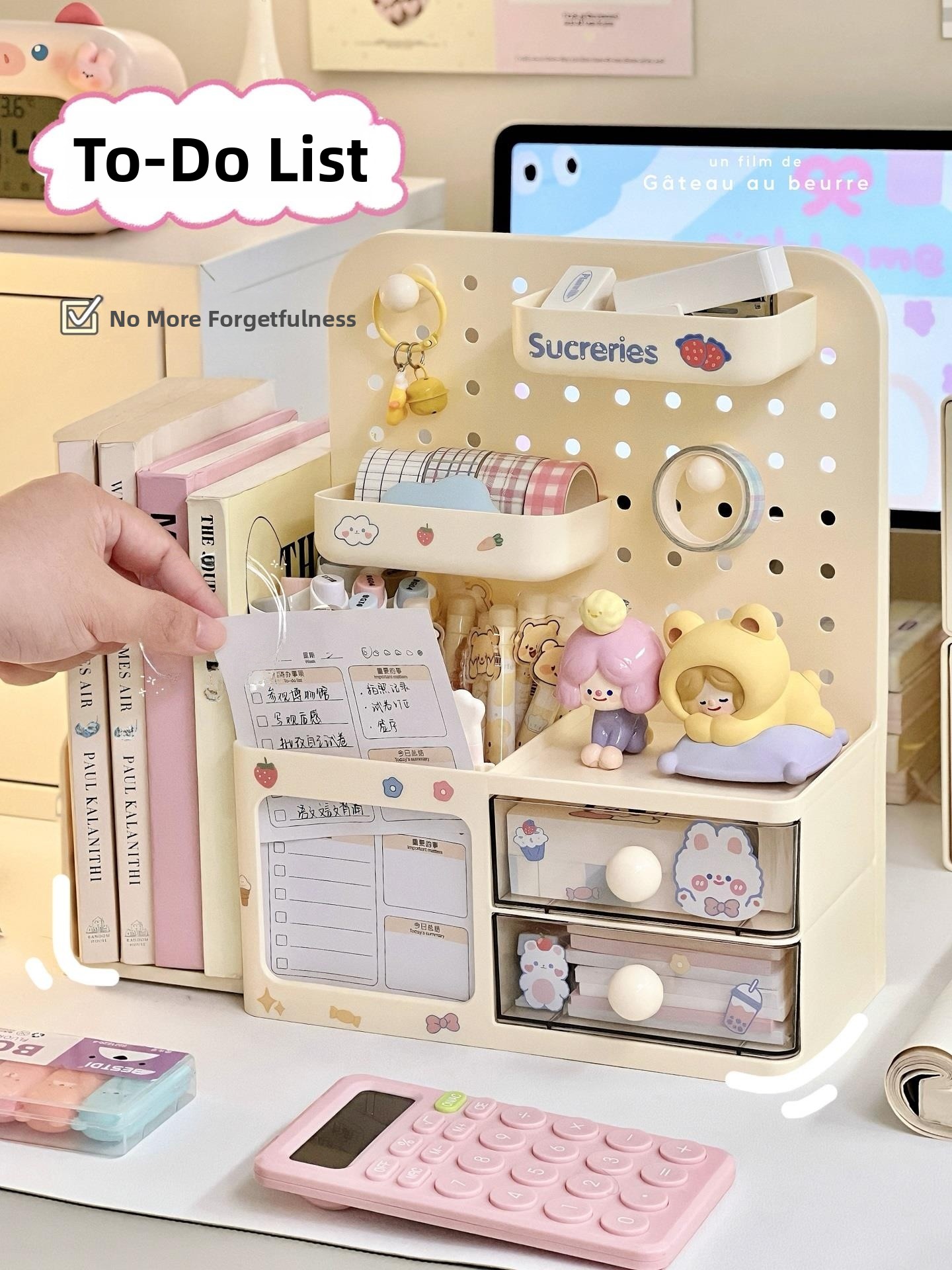 Kotak Penyimpanan Papan Lubang - Pen Holder Organizer ulasan dan harga