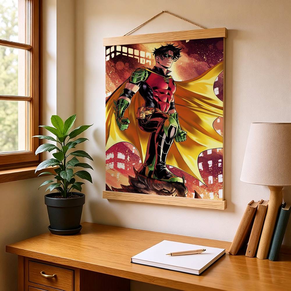 Poster R-Robin Damian Wayne Ti - Home Office Tim ulasan dan harga