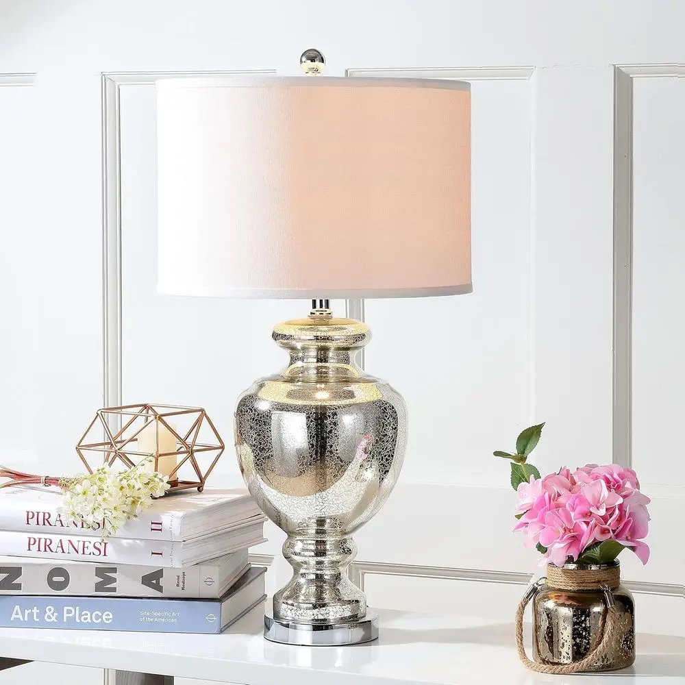 Lampu Meja Kaca Retak Perak Me - Office Table Home ulasan dan harga