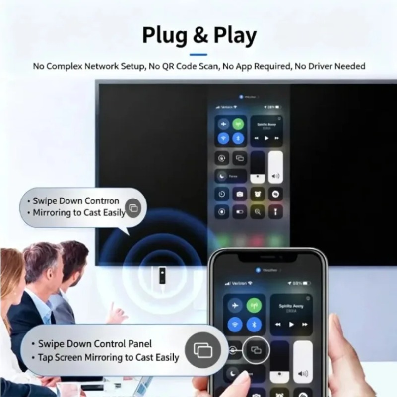 Pemancar Penerima HDMI Nirkabe - Home Office Laptop ulasan dan harga