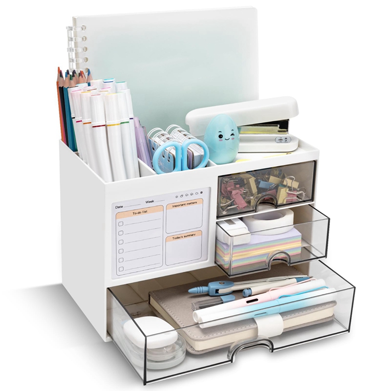 Organizer Meja dengan 3 Laci,  - Pen Holder Organizer ulasan dan harga