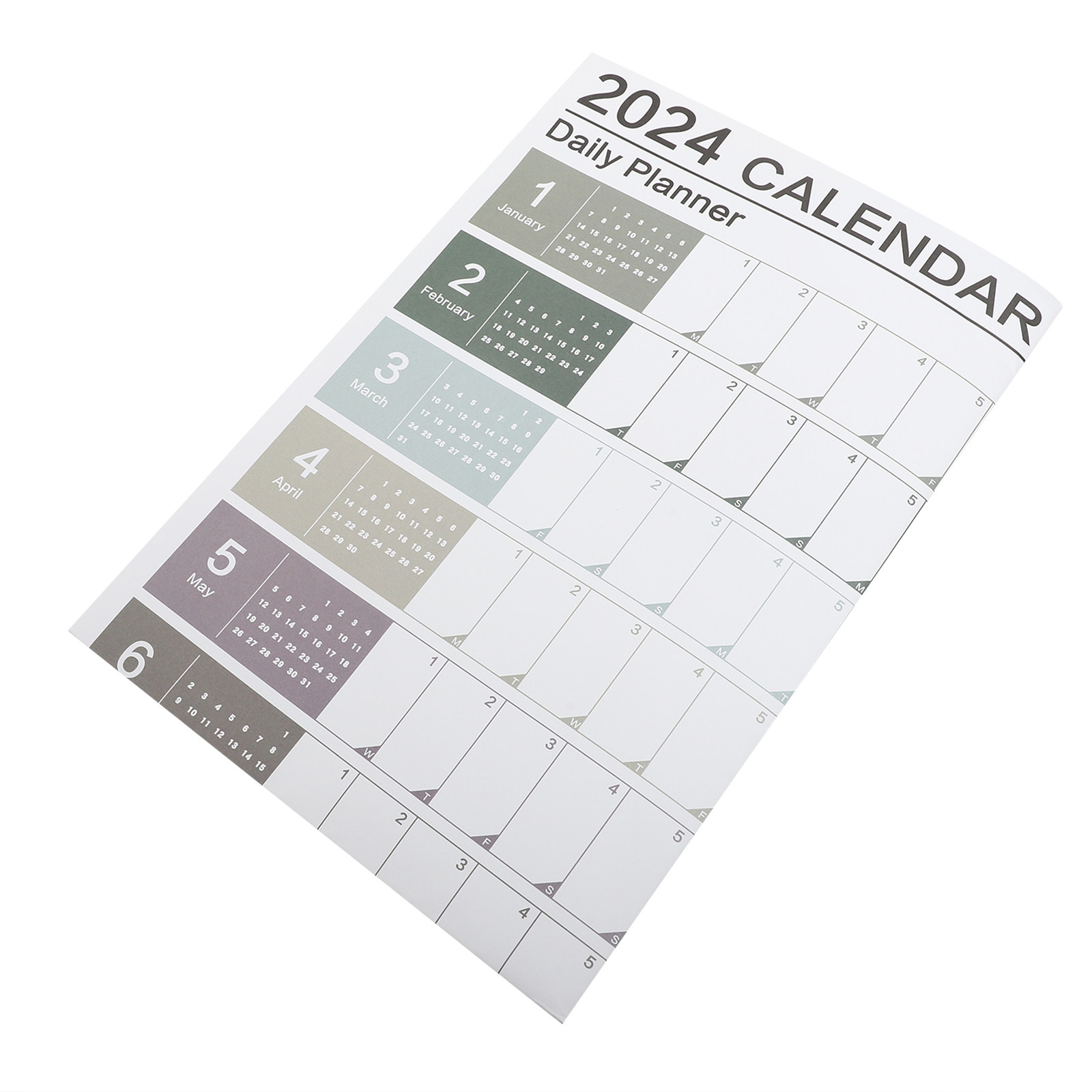 1Set Kalender Dinding Tahunan  - Home Office 2024 ulasan dan harga