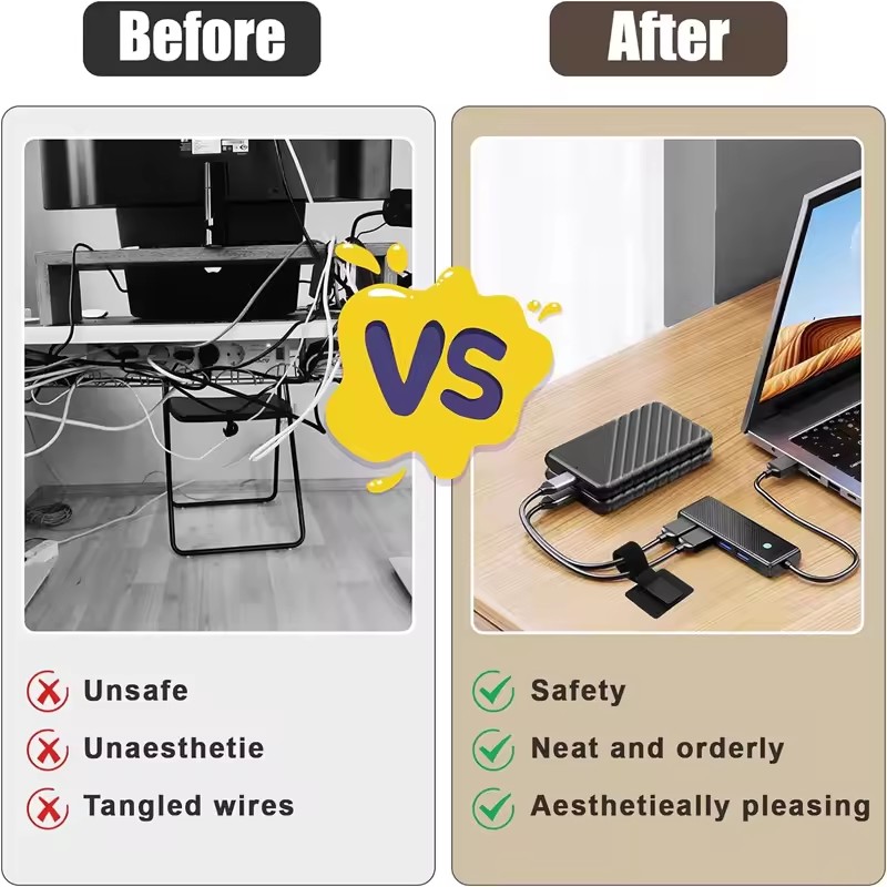 Penahan Kabel di Bawah Meja, P - Home Office Organization ulasan dan harga