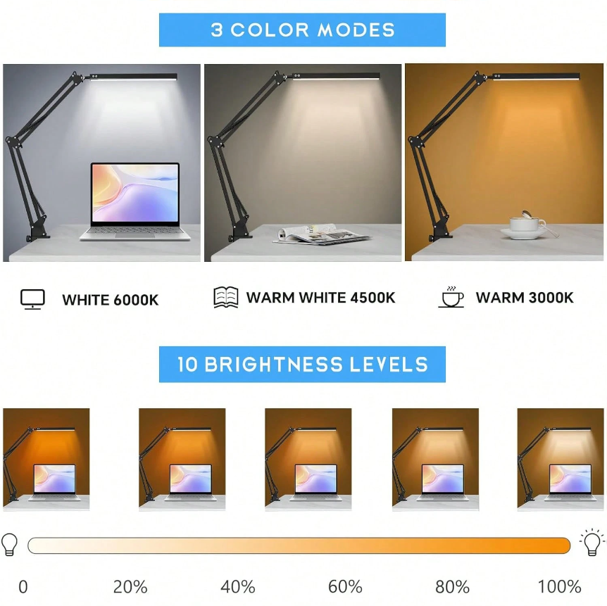 Lampu Meja LED untuk Rumah, Me - Home Office Desks ulasan dan harga