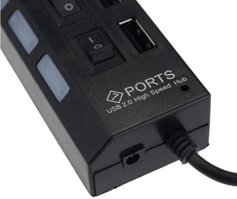Pemisah Hub USB 2.0 7 Port unt - Home Office Laptop ulasan dan harga